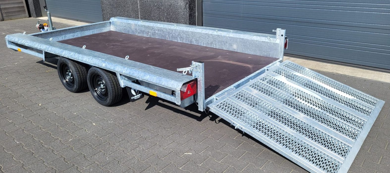 Machinetransporter 400x180 voor klep open