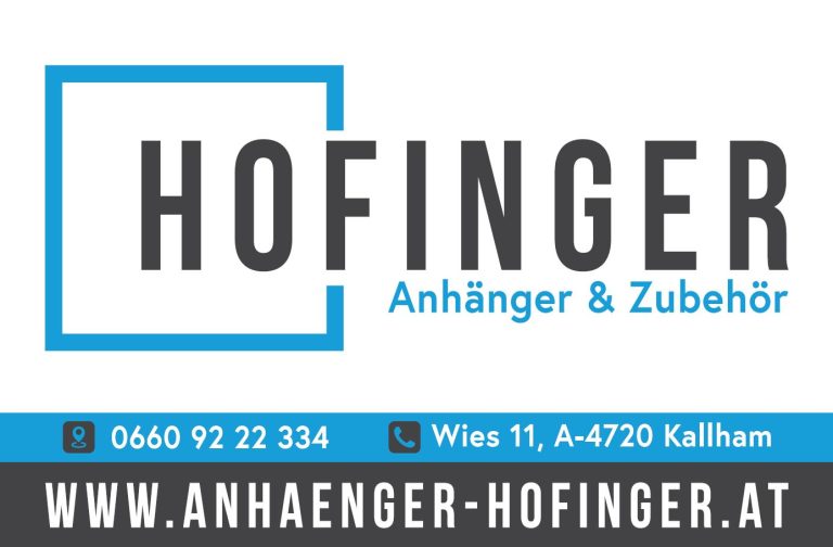 Hofinger Anhänger & Zubehör